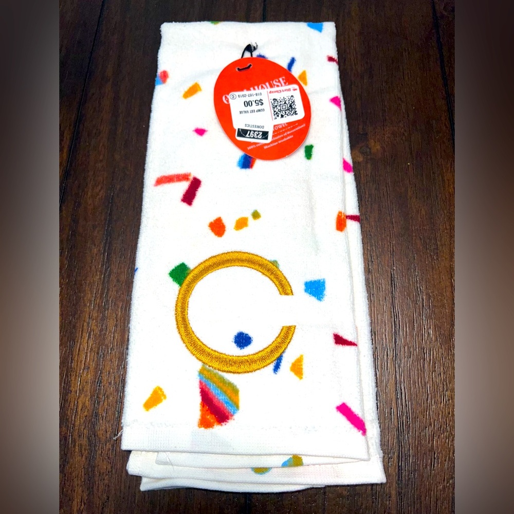 Opalhouse ‘C’ Initial Handtowel